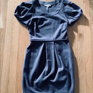 BCBG Puff Sleeve Ponte Dress